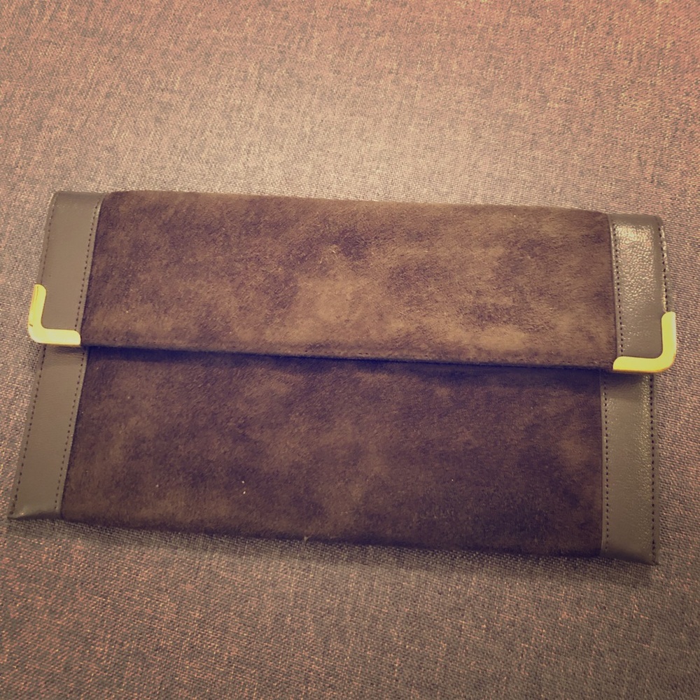 Towanny Suede Clutch